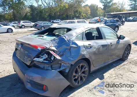 2020 Honda Civic Sport from USA, damaged, VIN 2HGFC2F80LH568180